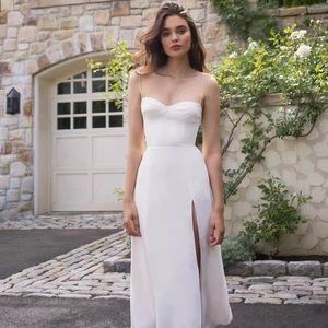 EUC Reformation Juliette Dress - Ivory